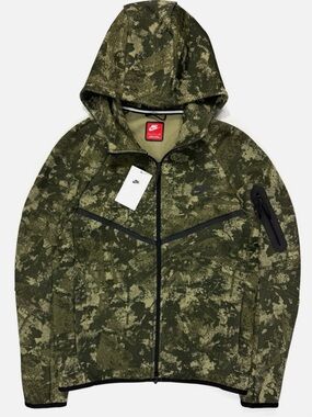 NEW Nike Sportswear Tech Windrunner Camo Hoodie Men’s Size XXLARGE HV5055-060